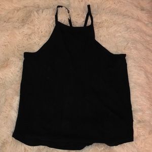Old Navy black boxy tank top